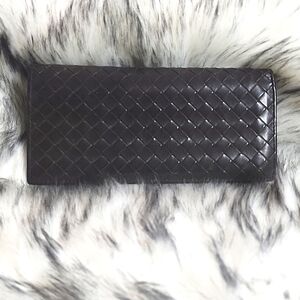 Bottega Veneta Flap Wallet - Brown